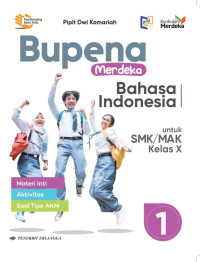 Image of BUPENA MERDEKA BAHASA INDONESIA JILID 1 UNTUK  SMK/MAK KELAS X